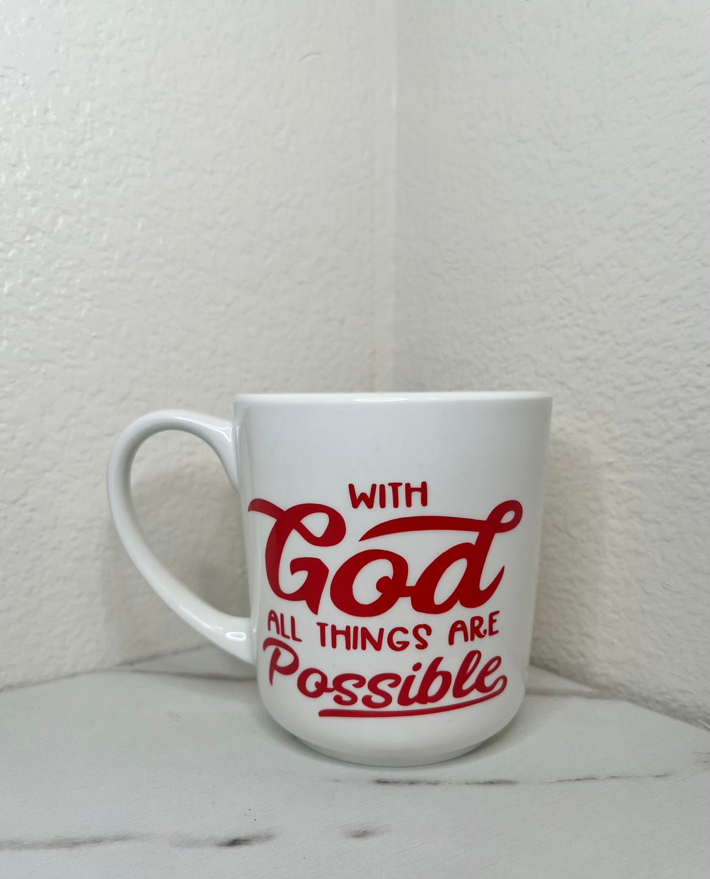 16 oz. "With God All Things Are Possible" Hot Color Changing Mug