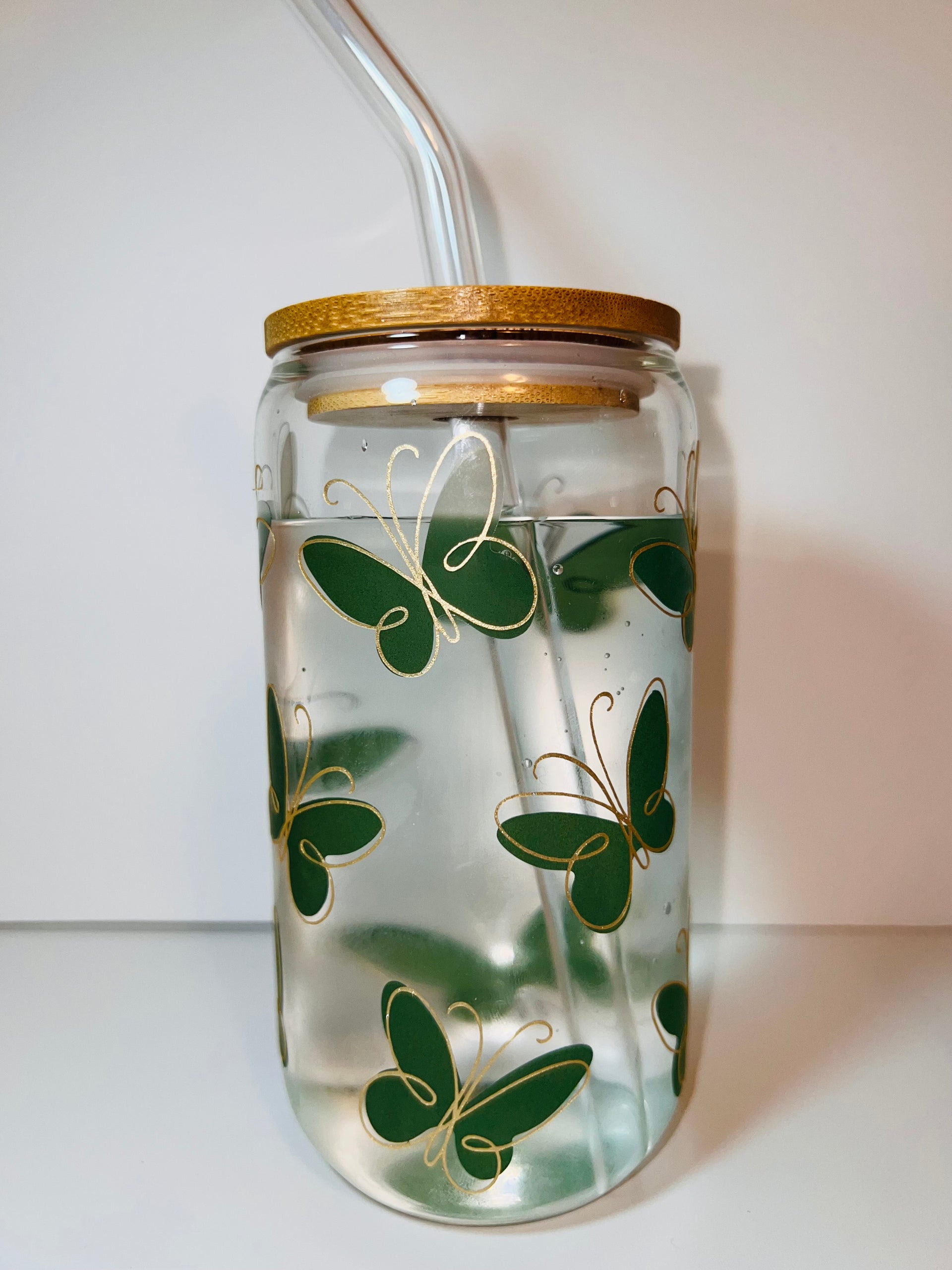 Butterfly Glass Straw – Enchenté Designs